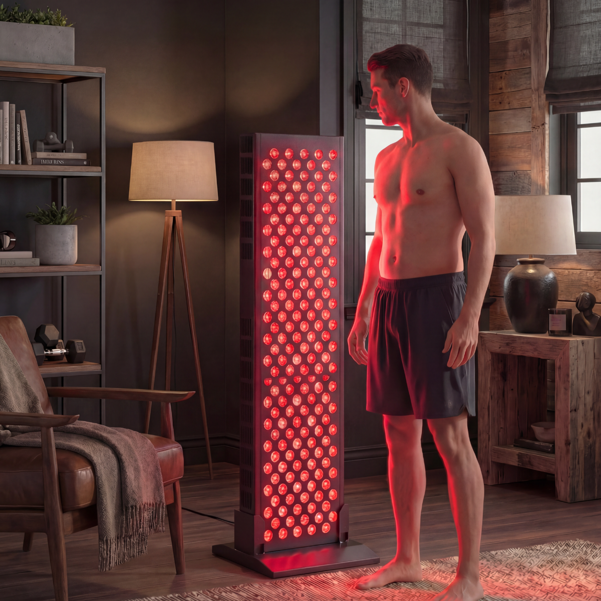 Red Light Panel + Stand