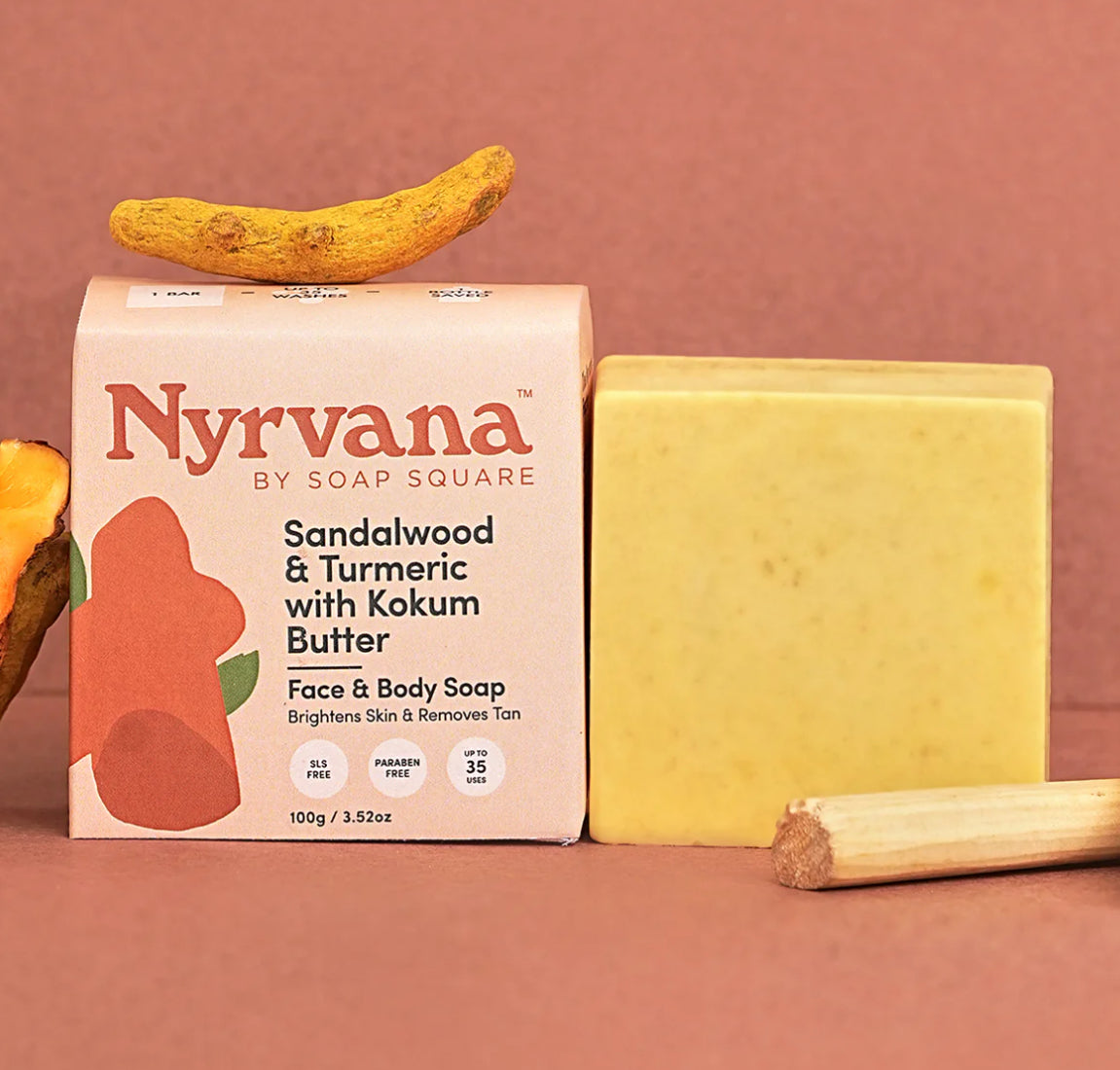 Sandalwood & Turmeric with Kokum Butter Soap