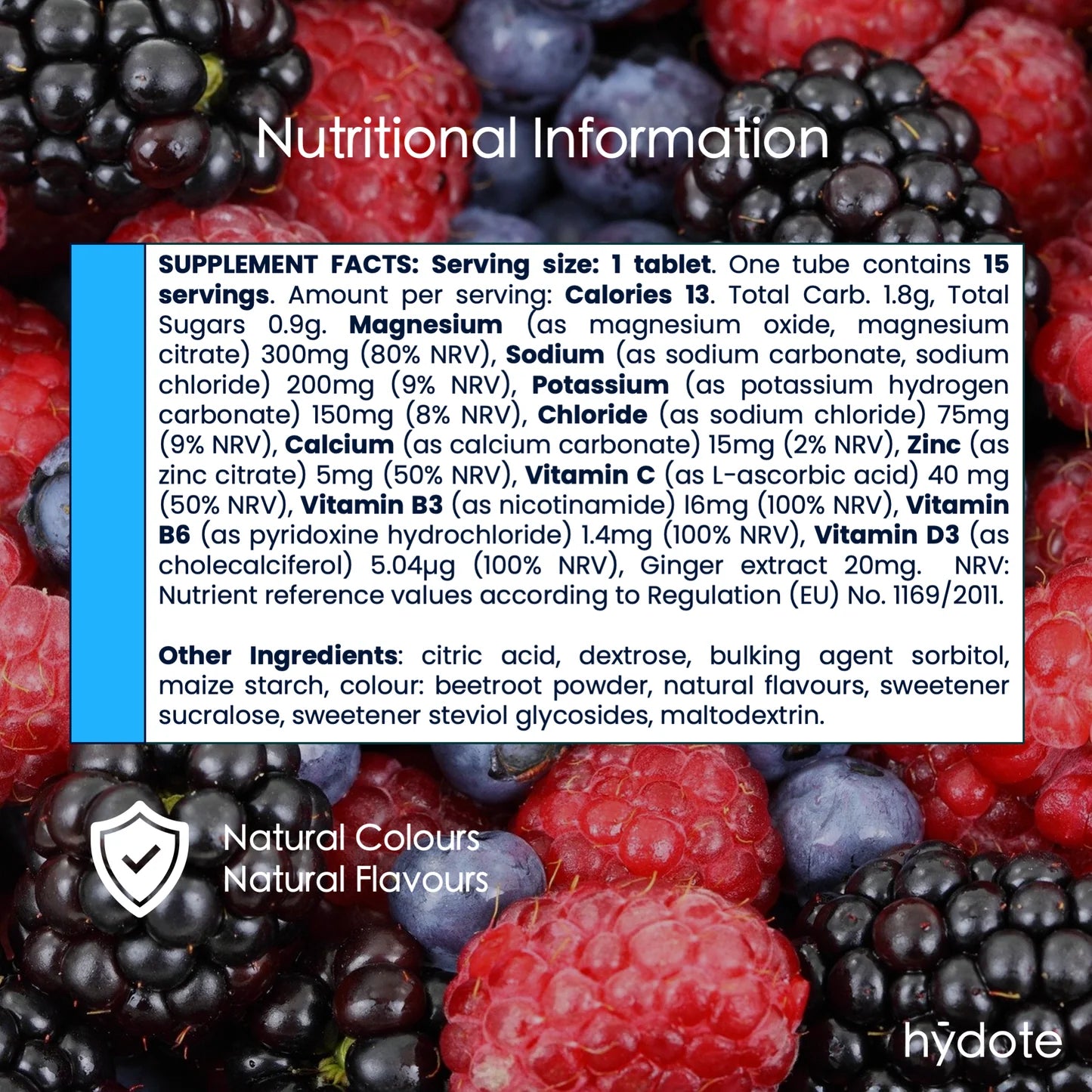 Electrolyte Hydration Tabs - HYDOTE RECOVER