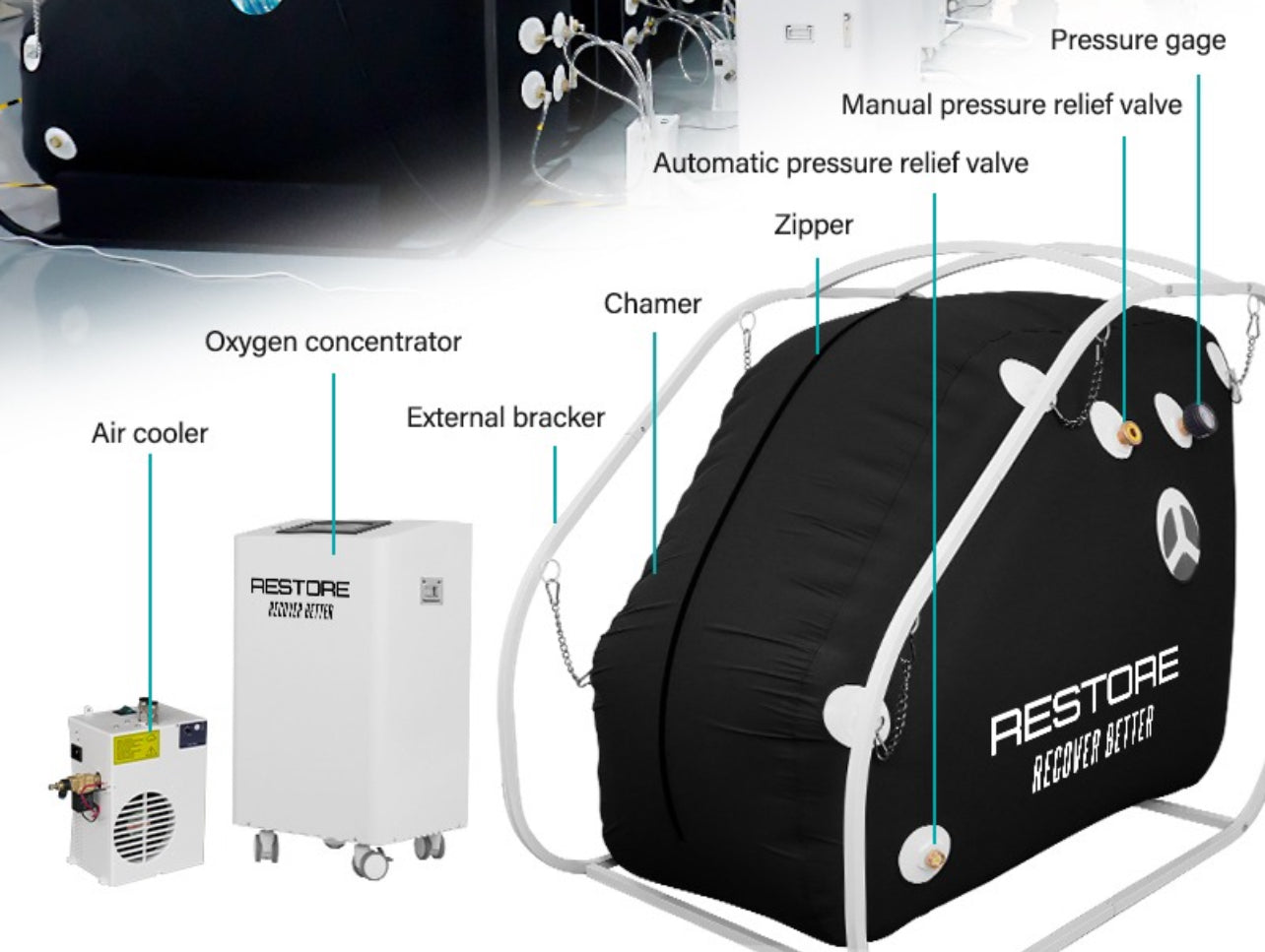 Seated Soft-Shell Oxygen Chamber Rental