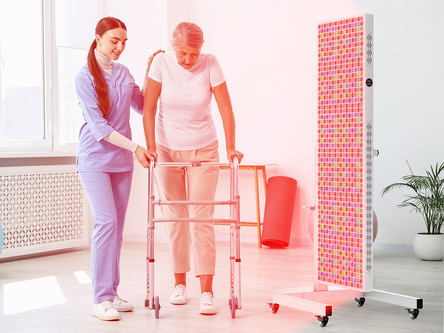 Total Spectrum Red Light Panel with Stand