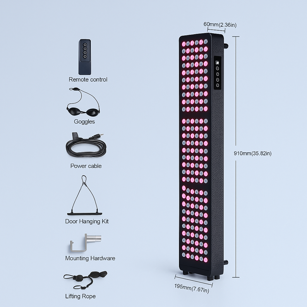 Red Light Panel + Stand