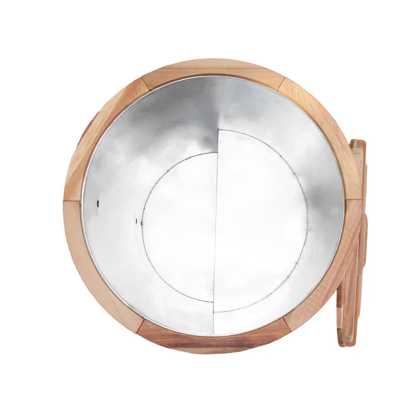 Artisan Barrel Ice Bath With Chiller (Natural Cedar)