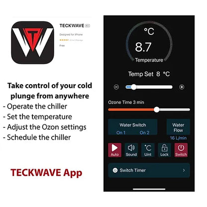 Standard Ice Bath & Cold Plunge with Chiller & Filtration