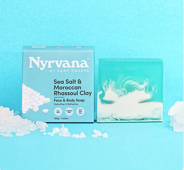 Sea Salt and Moroccan Rhassoul Clay Soap