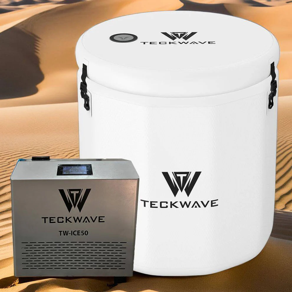 Barrel Ice Bath & Cold Plunge with Chiller & Filtration