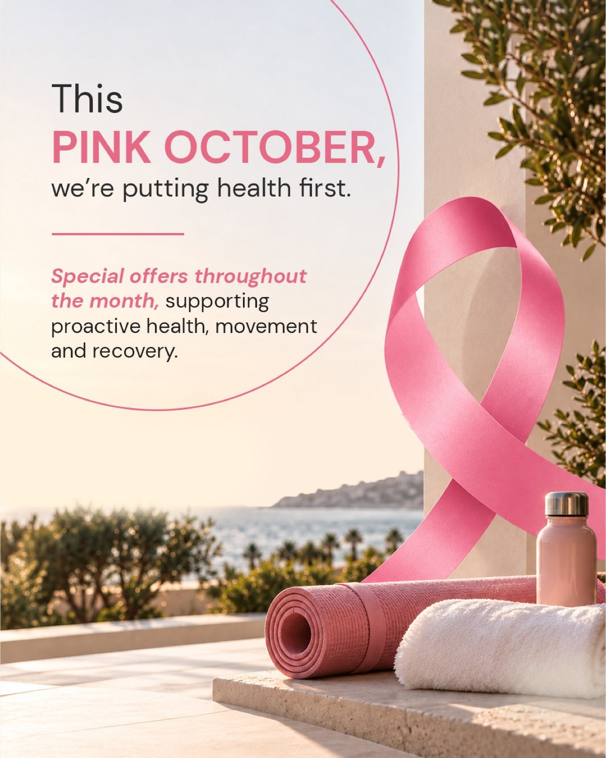 This Pink October, we're putting health first. Special offers throughout the month.